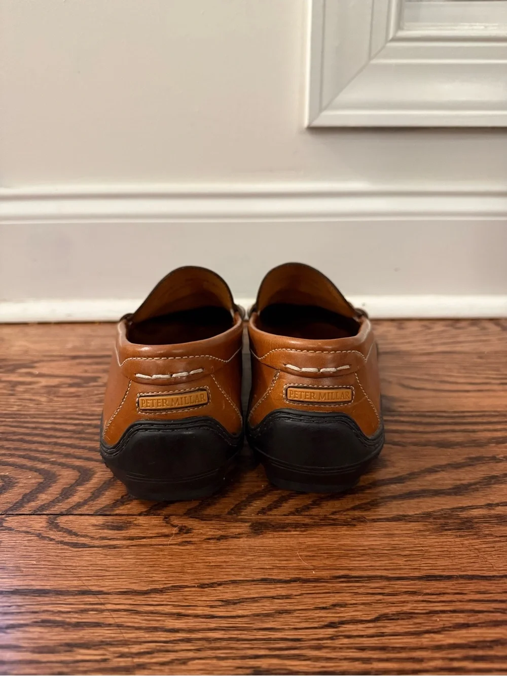 Peter Millar Leather Bit Loafers, size 9.5
